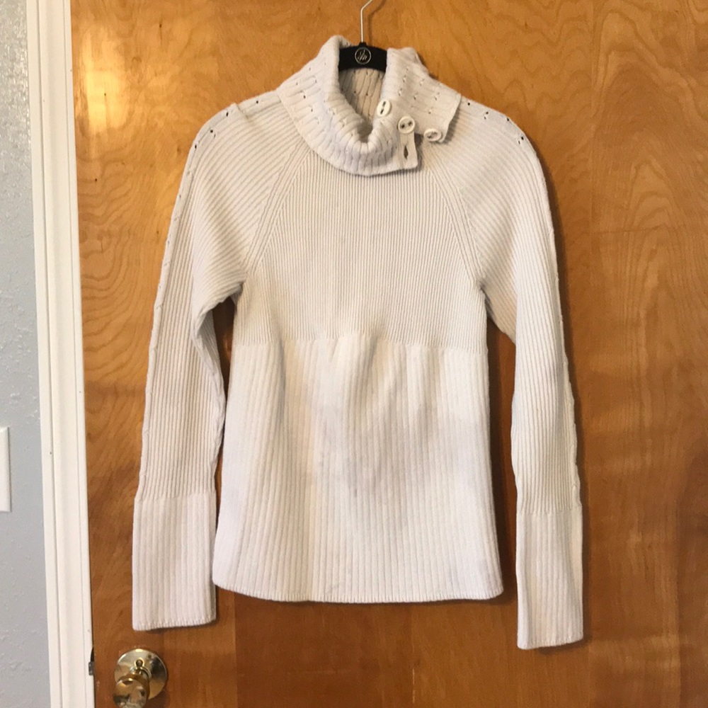 DKNY Turtleneck Sweater Ivory Size L